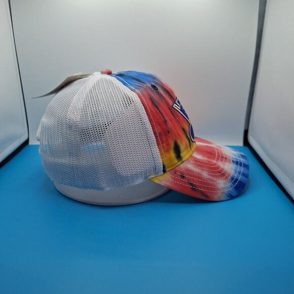 St Louis Blues Tie Dye Trucker Snapback Patch Hat Cap NHL The Game Cotton - Picture 5 of 7